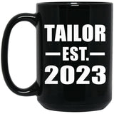 Tailor Established EST. 2023 - 15oz Coffee Mug Black