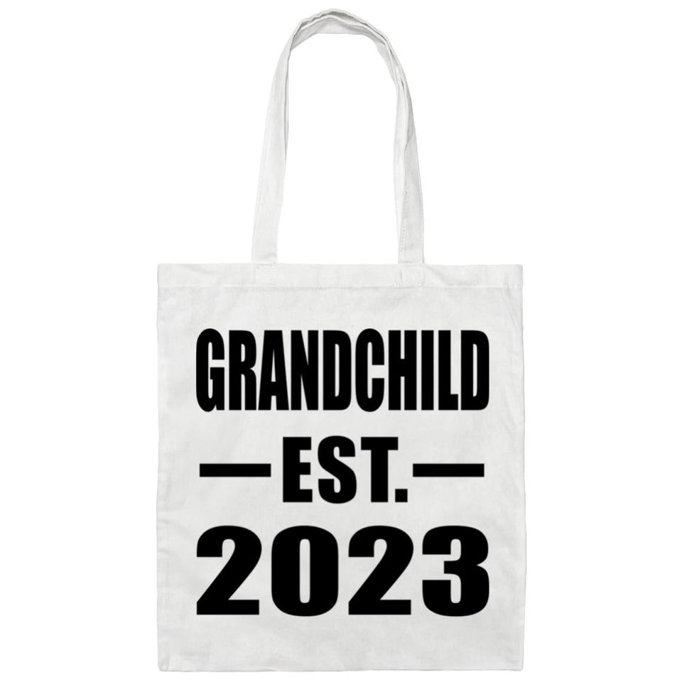 Grandchild Established EST. 2023 - Tote Bag White