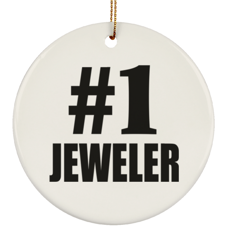 Number One #1 Jeweler - Circle Ornament