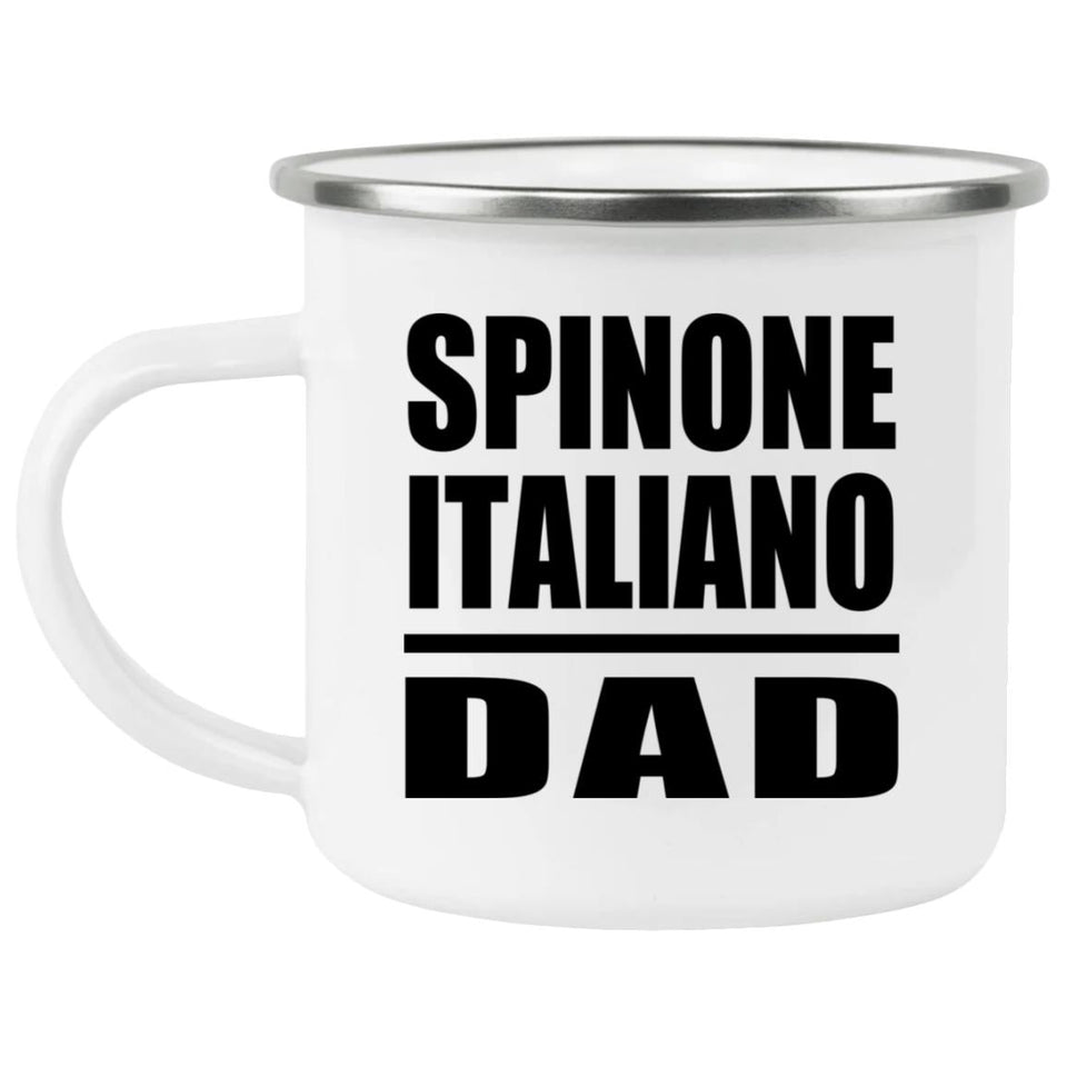 Spinone Italiano Dad - 12oz Camping Mug