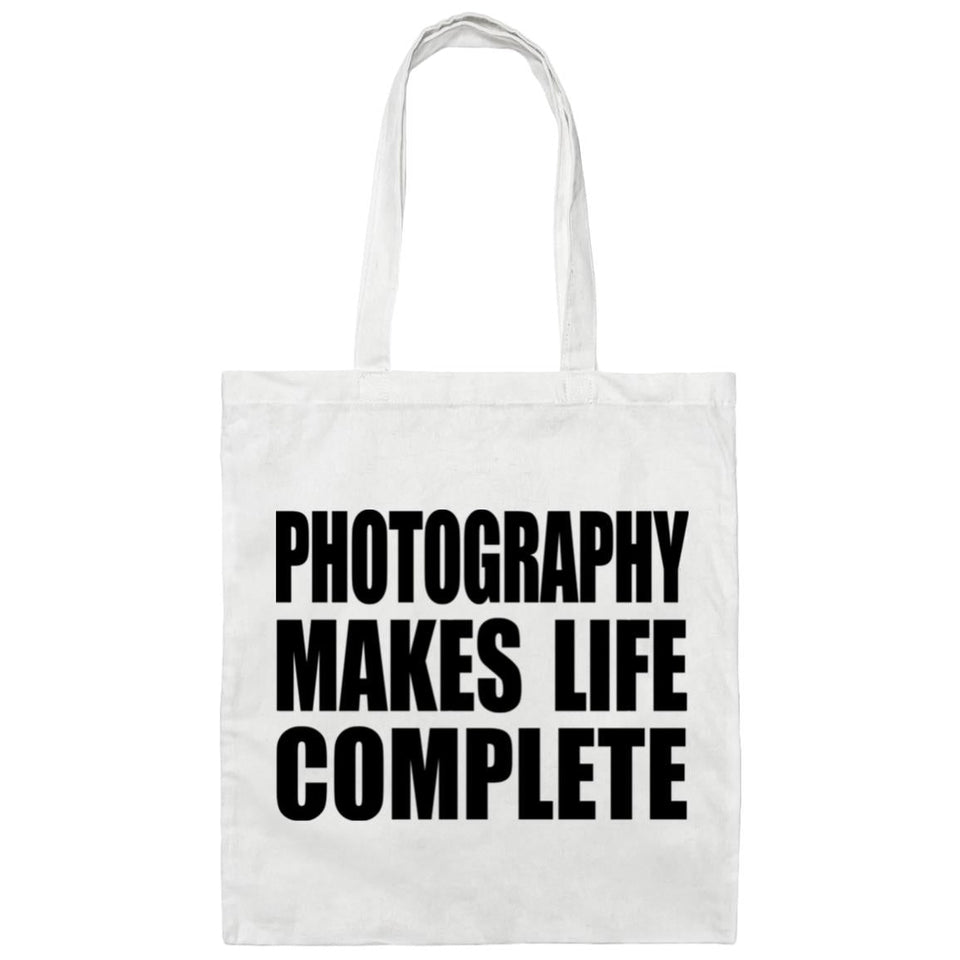 Photography Makes Life Complete - Tote Bag White