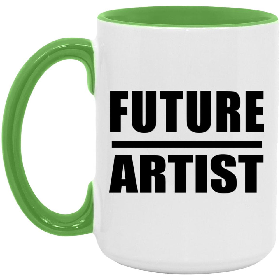 Future Artist - 15oz Accent Mug Green