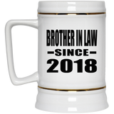 Brother In Law Since 2018 - Beer Stein