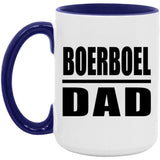 Boerboel Dad - 15oz Accent Mug Purple