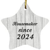 Housemaker Since 2024 - Star Ornament F