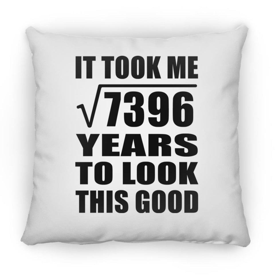 86th Birthday Took Square Root of 7396 Years To Look Good - Throw Pillow