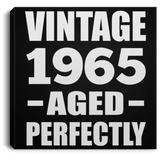 59th Birthday Vintage 1965 Aged Perfectly - Canvas Square