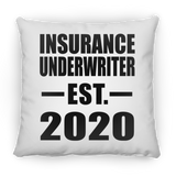 Insurance Underwriter Established EST. 2020 - Throw Pillow