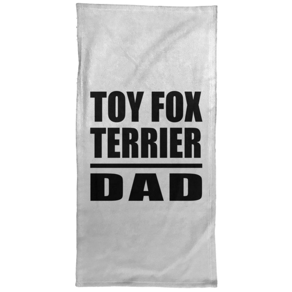 Toy Fox Terrier Dad - Hand Towel