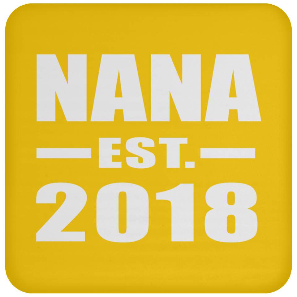 Nana Established EST. 2018 - Drink Coaster