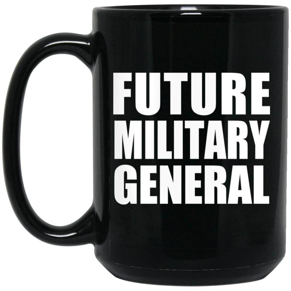 Future Military General - 15oz Coffee Mug Black