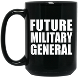 Future Military General - 15oz Coffee Mug Black