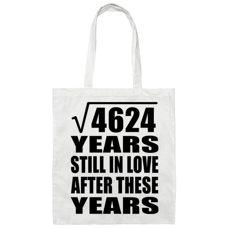 68th Anniversary Square Root of 4624 Years Still In Love - Tote Bag White