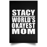 Stacy World's Okayest Mom - Poster Portrait