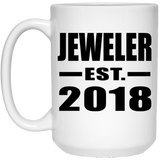 Jeweler Established EST. 2018 - 15 Oz Coffee Mug