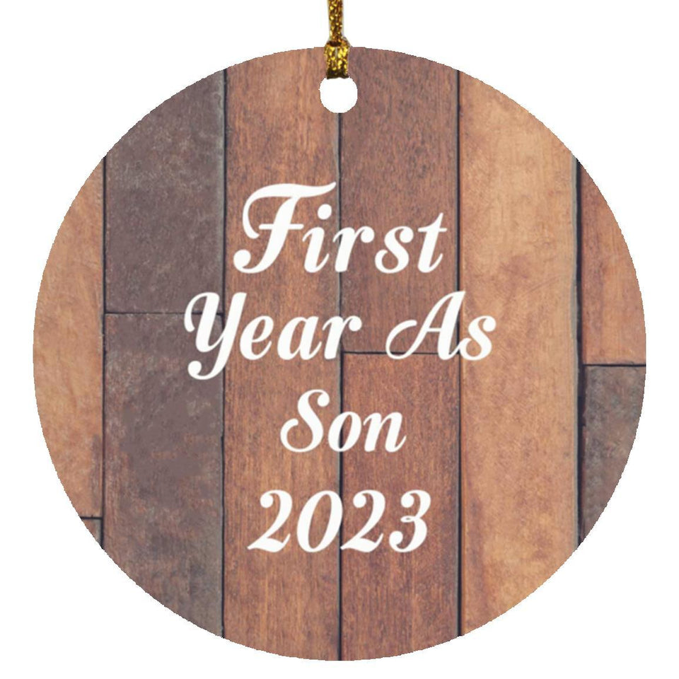 First Year As Son 2023 - Circle Ornament E