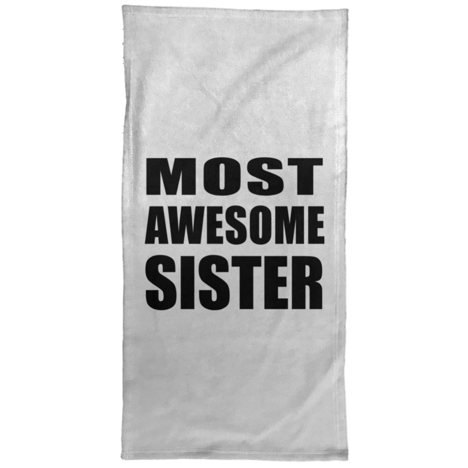 Most Awesome Sister - Hand Towel
