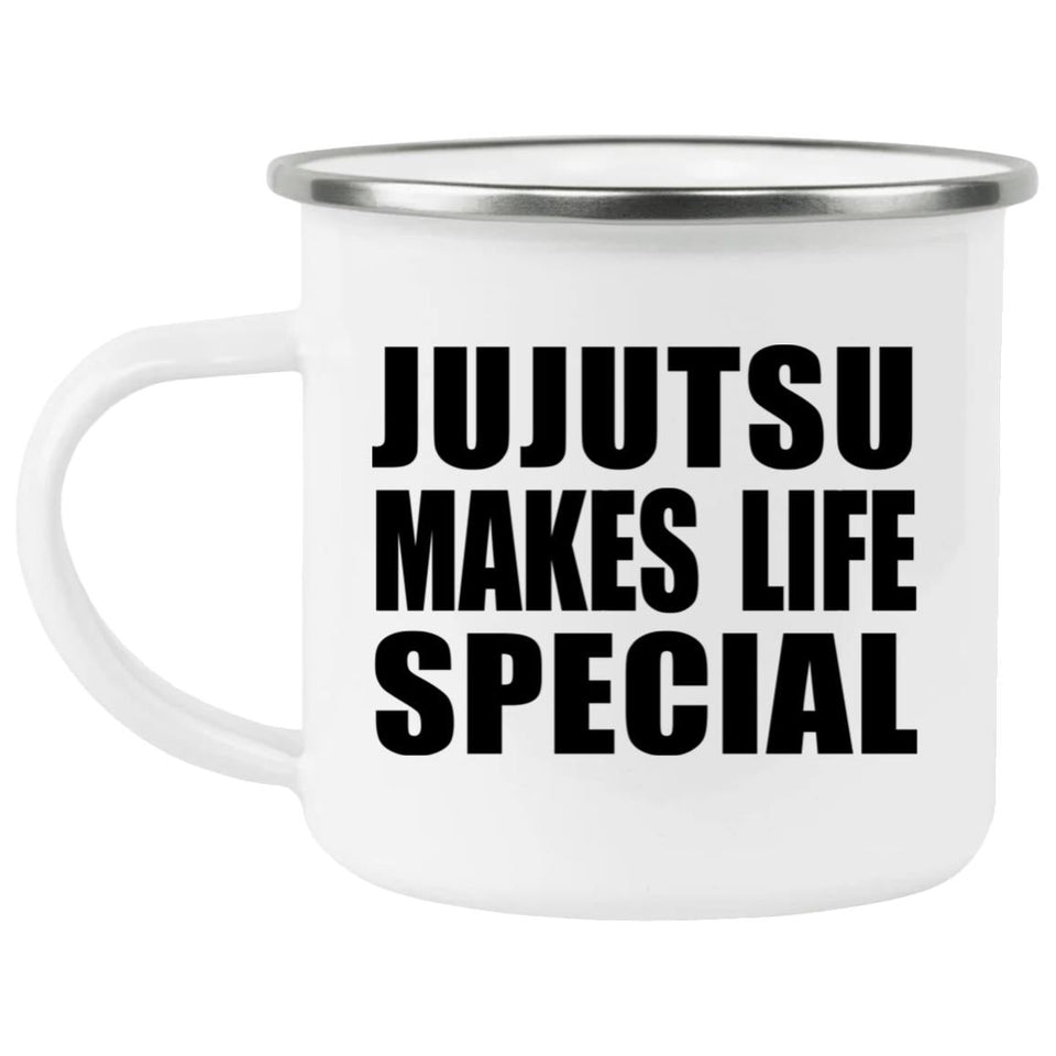 Jujutsu Makes Life Special - 12oz Camping Mug