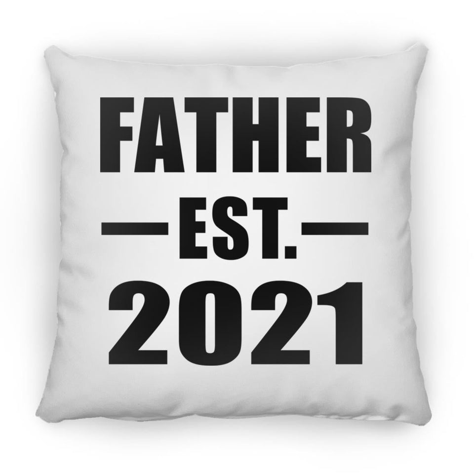 Father Established EST. 2021 - Throw Pillow