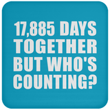 49th Anniversary 17,885 Days Together But Who's Counting - Drink Coaster