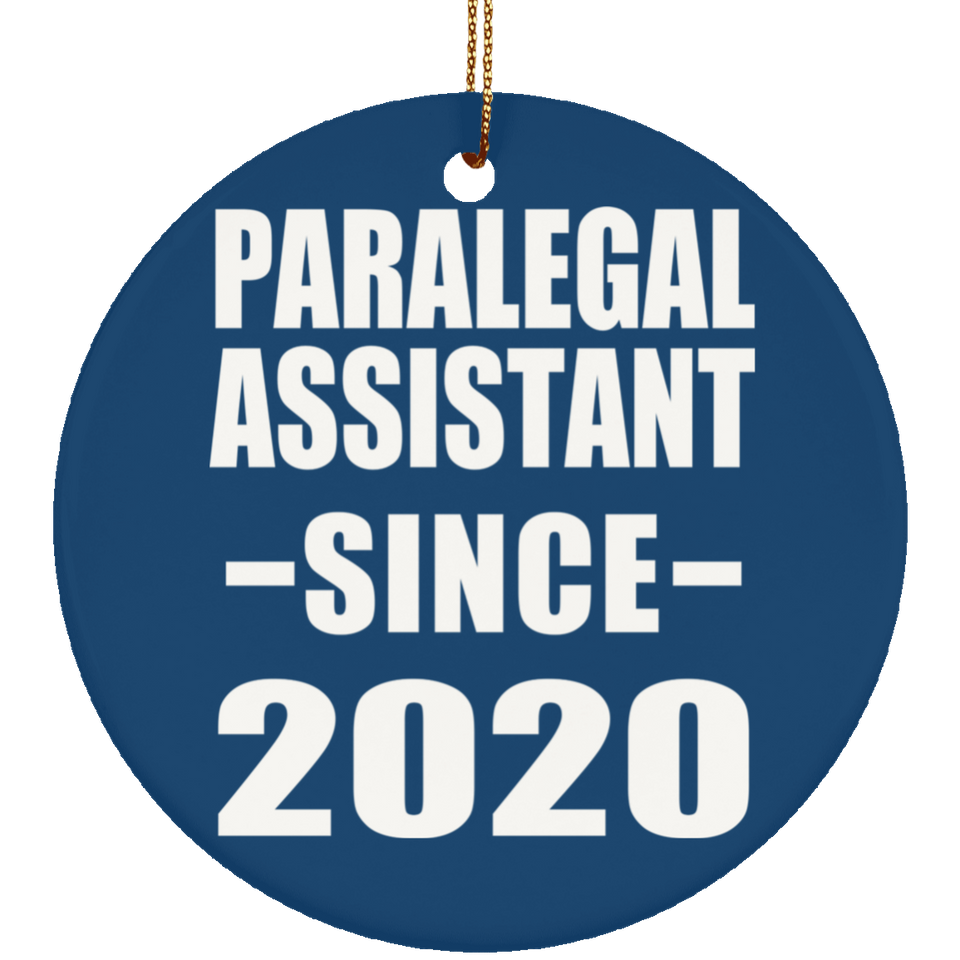 Paralegal Assistant Since 2020 - Circle Ornament