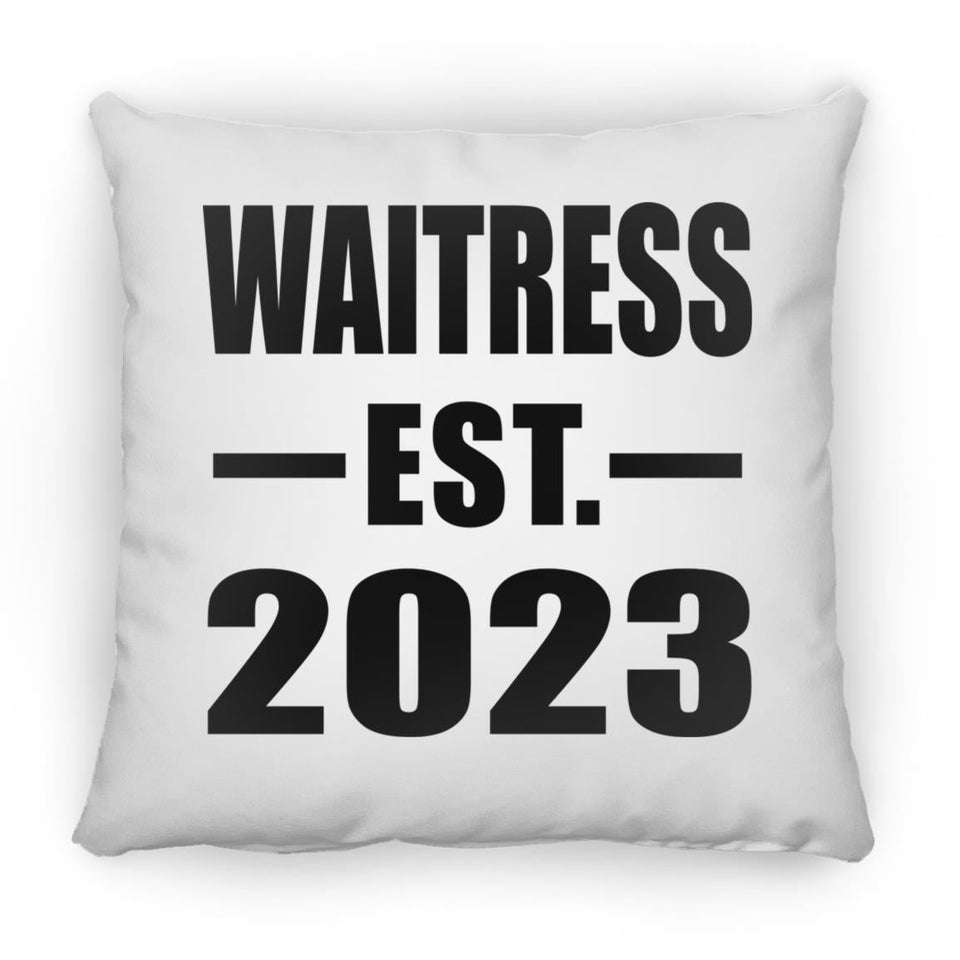 Waitress Established EST. 2023 - Throw Pillow