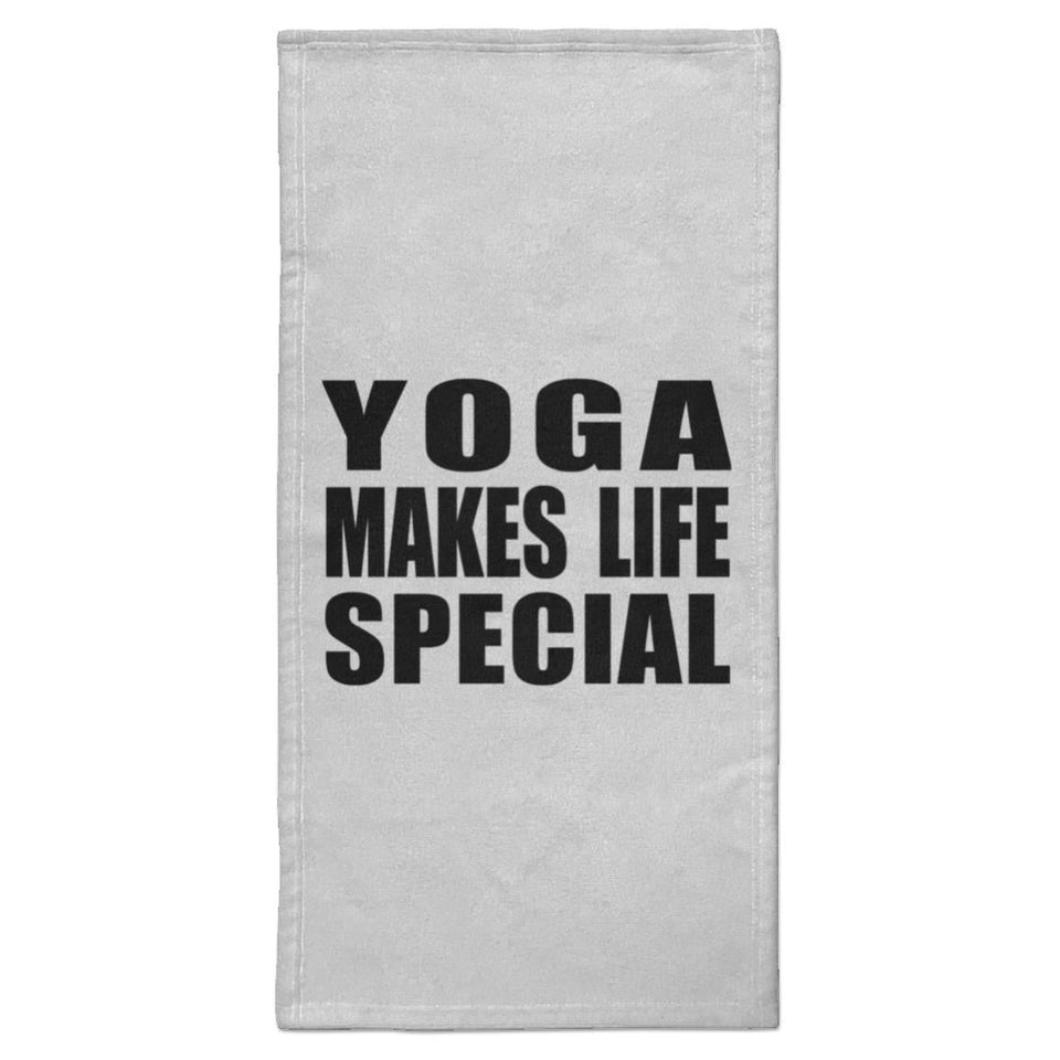 Yoga Makes Life Special - Hand Towel