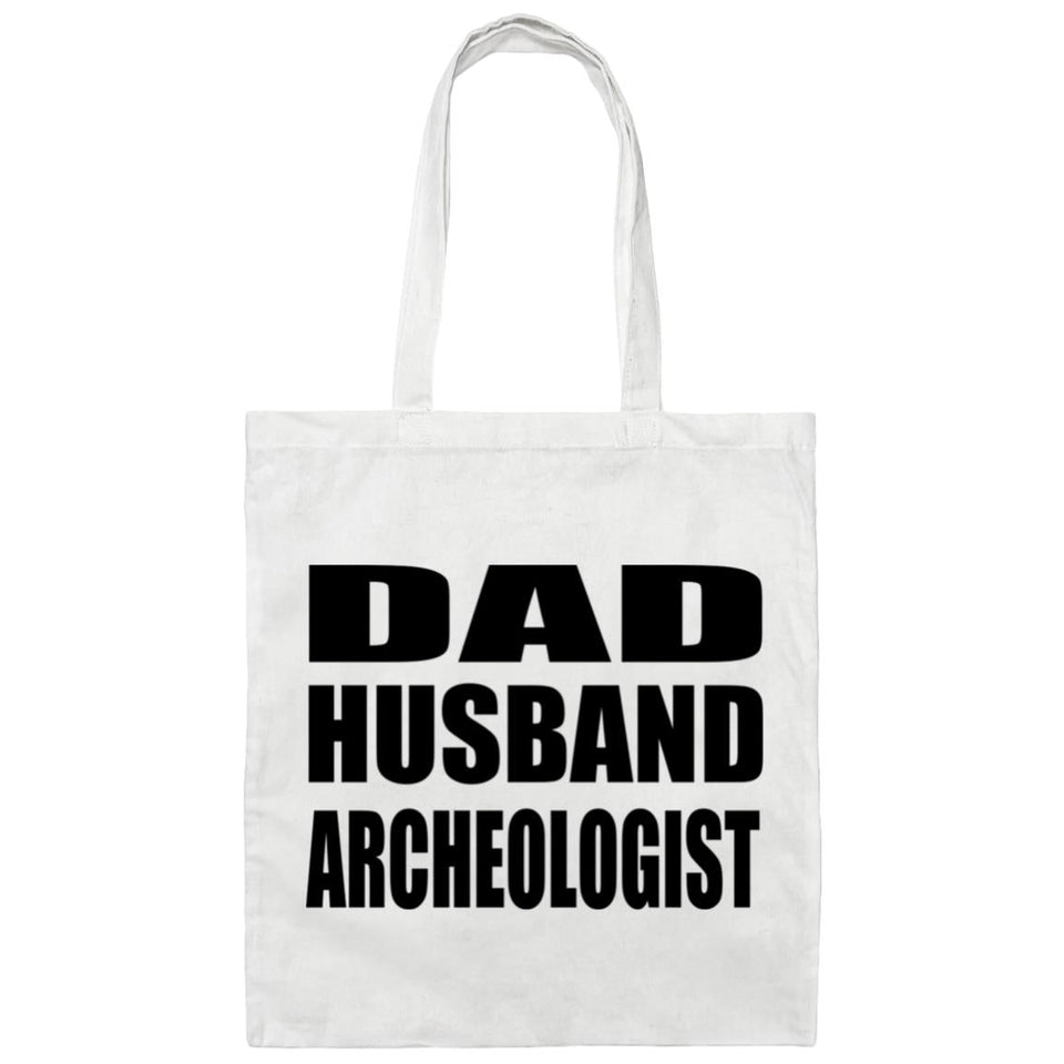 Dad Husband Archeologist - Tote Bag White