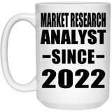 Market Research Analyst Since 2022 - 15oz Coffee Mug