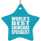 World's Best Skincare Specialist - Star Ornament