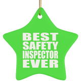 Best Safety Inspector Ever - Star Ornament