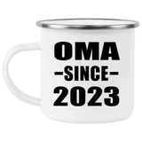 Oma Since 2023 - 12oz Camping Mug