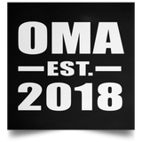 Oma Established EST. 2018 - Poster Square