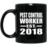 Pest Control Worker Established EST. 2018 - 11 Oz Coffee Mug