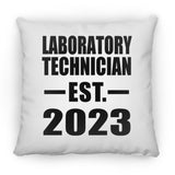 Laboratory Technician Established EST. 2023 - Throw Pillow