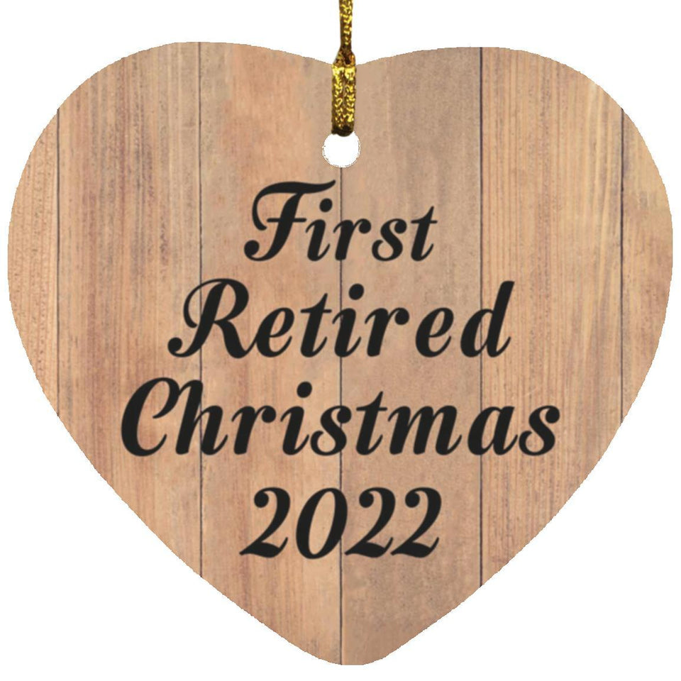 First Retired Christmas 2022 - Heart Ornament C