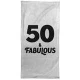 50th Birthday 50 & Fabulous - Hand Towel