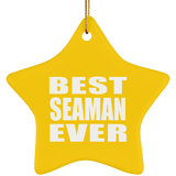 Best Seaman Ever - Star Ornament