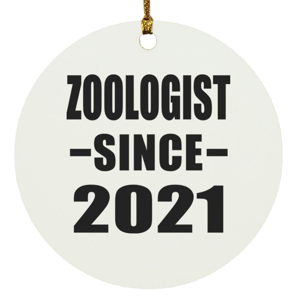 Zoologist Since 2021 - Circle Ornament