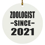 Zoologist Since 2021 - Circle Ornament