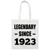 101st Birthday Legendary Since 1923 - Tote Bag White