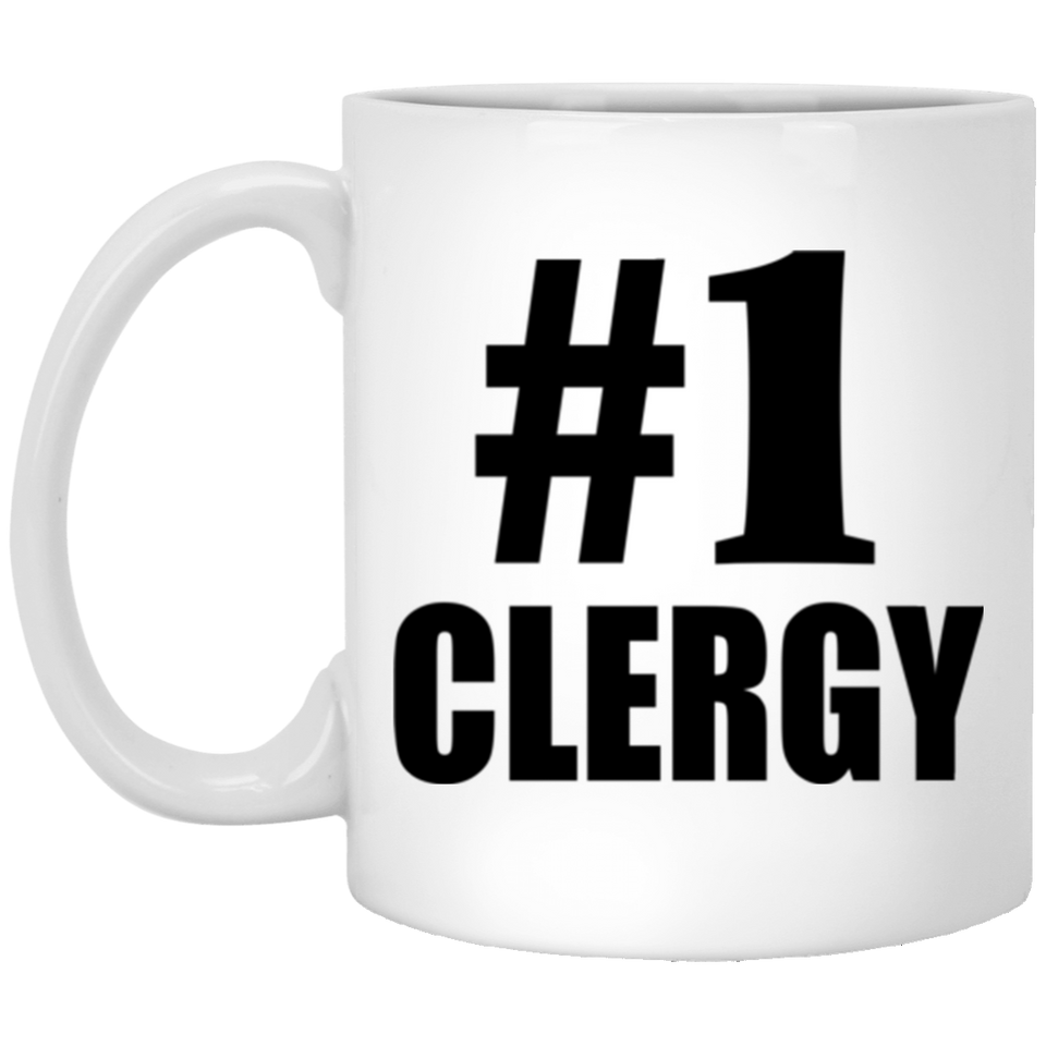 Number One #1 Clergy - 11 Oz Coffee Mug