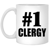Number One #1 Clergy - 11 Oz Coffee Mug