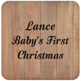 Lance Baby's First Christmas - Drink Coaster C