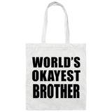World's Okayest Brother - Tote Bag White