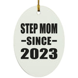 Step Mom Since 2023 - Oval Ornament