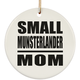 Small Munsterlander Mom - Circle Ornament
