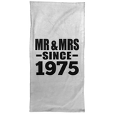 49th Anniversary Mr & Mrs Since 1975 - Hand Towel