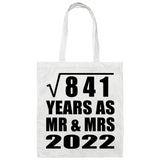 29th Anniversary Square Root of 841 Years As Mr & Mrs 2022 - Tote Bag White