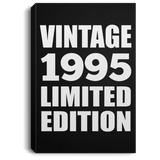 29th Birthday Vintage 1995 Limited Edition - Canvas Portrait
